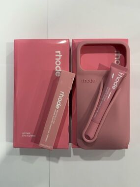 RHODE Ribbon iPhone 17 Pro max Lip Case W/Lip Gloss
